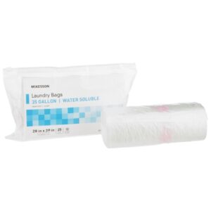 Water Soluble Laundry Bag McKesson 30 to 35 gal. 28 X 39 Inch