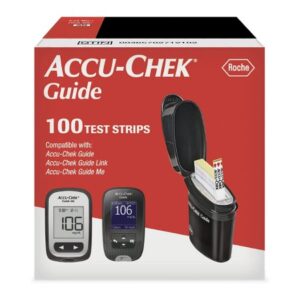 Blood Glucose Test Strips Accu-Chek 100 Strips per Pack