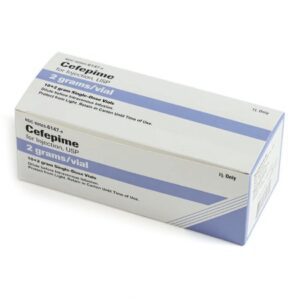 Cefepime HCl, Preservative Free 2 Gram Injection 20 mL