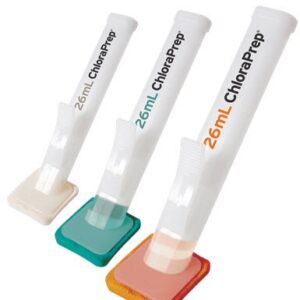 Skin Prep Solution ChloraPrep Hi-Lite Orange 26 mL Foam Applicator 2% / 70% Strength CHG (Chlorhexidine Gluconate) / Isopropyl Alcohol Sterile
