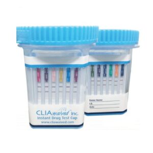 Drugs of Abuse Test Kit CLIAwaived AMP, BAR, BUP, BZO, COC, EDDP, mAMP/MET, MDMA, MTD, OPI300, OXY, PCP, TCA, THC (CR, OX, pH, SG) 25 Tests CLIA Waived