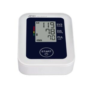 Home Automatic Digital Blood Pressure Monitor A&D Medical Wide Range Nylon Cuff 22 – 42 cm Desk Model