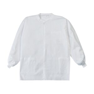 Lab Jacket LabMates White Large Hip Length SMS Disposable