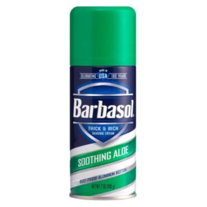 Shaving Cream Barbasol Soothing Aloe Aerosol Can 7 oz.