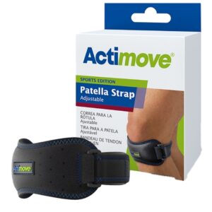 Patella Support Actimove Sports Edition One Size Fits Most D-Ring / Hook and Loop Strap Closure 11-1/2 to 16-1/3 Inch Knee Circumference Left or Right Knee