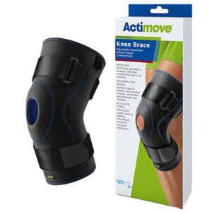 Knee Brace Actimove Sports Edition X-Large Pull-On / D-Ring / Hook and Loop Strap Closure 20 to 22 Inch Thigh Circumference Left or Right Knee