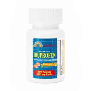 Pain Relief HEALTHSTAR 200 mg Strength Ibuprofen Tablet 200 per Bottle