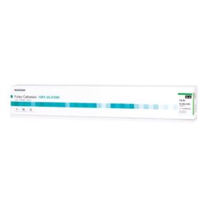 Foley Catheter McKesson 2-Way Coude Tip 5 cc Balloon 14 Fr. Silicone