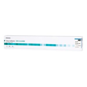 Foley Catheter McKesson 2-Way Standard Tip 5 cc Balloon 24 Fr. Silicone