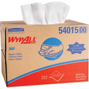 Task Wipe WypAll X60 252 Count Dispenser Box 12-1/2 X 16-4/5 Inch NonSterile Disposable