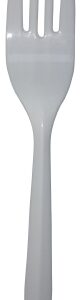 Fork Empress Medium Weight White Plastic