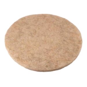 Hard Floor Burnishing Pad Performance Plus 20 Inch Diameter Natural Medium Natural Hair / Polyester