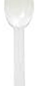 Taster Spoon Empress Medium Weight White Plastic