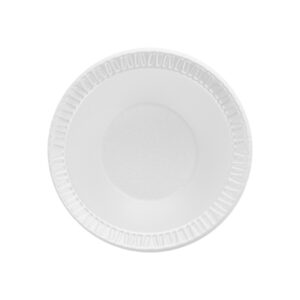 Food Bowl White Single Use Foam