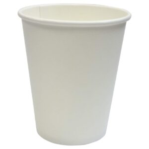 Drinking Cup Empress Hot Cups 8 oz. White Paper Disposable