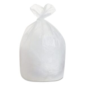 Trash Bag Boardwalk 60 gal. Natural HDPE 19 Mic. 38 X 58 Inch Star Seal Bottom Coreless Roll