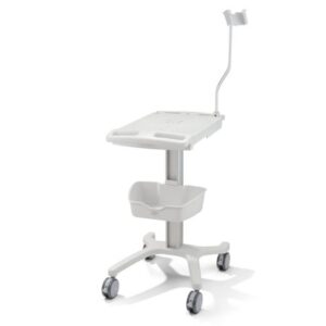 Mobile Cart with Storage Bin Cable Arm Included For use with Welch Allyn ELI 280 and ELI 150c Resting ECG