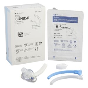 Uncuffed Tracheostomy Tube Shiley Reusable IC Size 8.0 Adult