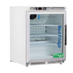 Undercounter Refrigerator ABS Laboratory Use 4.6 cu.ft. 1 Swing Glass Door Left Hinged Cycle Defrost