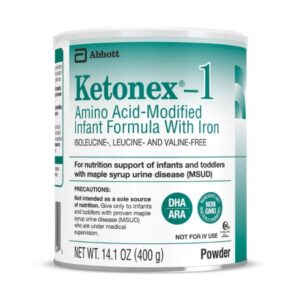 Infant Formula Ketonex-1 Unflavored 14.1 oz. Can Powder Amino Acid / Iron Maple Syrup Urine Disease (MSUD)