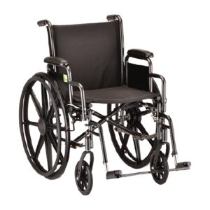 Wheelchair Nova Swing-Away Footrest 18 Inch Seat Width Adult 300 lbs. Weight Capacity