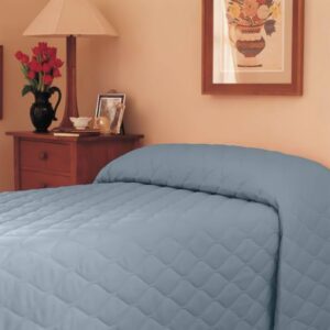 Bedspread 71 W X 102 L Inch 50% Cotton / 50% Polyester Slate
