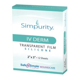 I.V. Dressing Simpurity IV Derm Foam / Silicone 2 X 3 Inch Sterile
