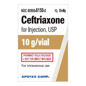 Ceftriaxone Sodium 10 Gram Injection 100 mL