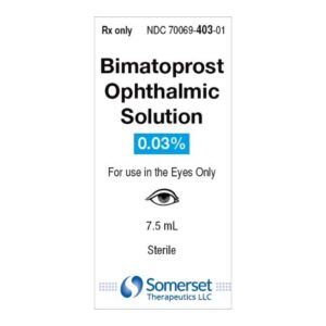 Bimatoprost 0.03% Solution 7.5 mL