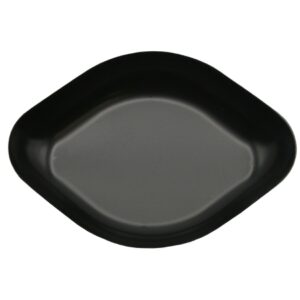 Weighing Dish Wide Flat Bottom Black Polystyrene