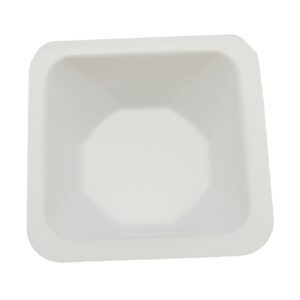 Weighing Dish Wide Flat Bottom White Polystyrene