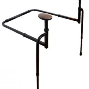 Seat Stand Support EZ Stand-N-Go Black Powder-Coated Steel