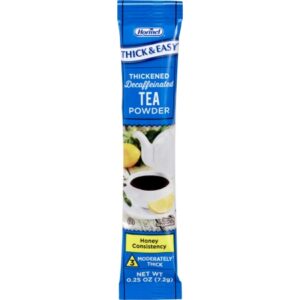 Thickened Beverage Thick & Easy 7.2 Gram Individual Packet Tea Flavor Powder IDDSI Level 3 Moderately Thick/Liquidized