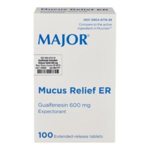 Cold and Cough Relief 600 mg Strength Extended Release Tablet 100 per Box