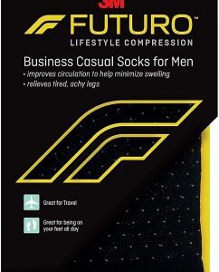Compression Socks 3M Futuro Calf High Large Black Closed Toe
