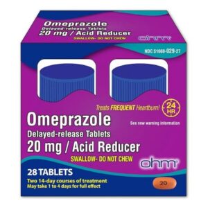 Omeprazole 20 mg Tablet 28 Tablets