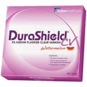 DuraShield CV Flouride Varnish 0.4 mL X 50 per Box Watermelon Flavor