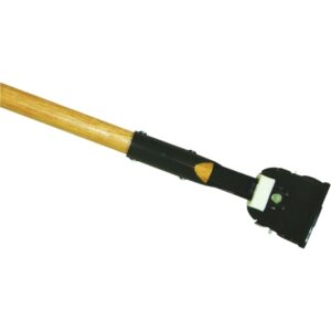 Dust Mop Handle ABCO 65 Inch Length Wood Tan Clip On Connection