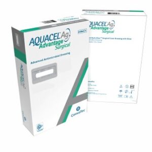 Silver Hydrofiber Dressing Aquacel Ag Advantage Surgical 3-1/2 X 12 Inch Rectangle Sterile