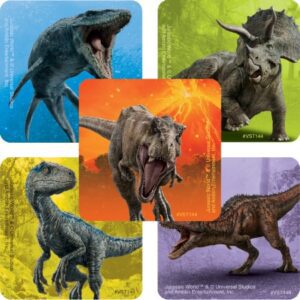 Value Stickers 250 per Roll Jurassic World Sticker 1.625 Inch