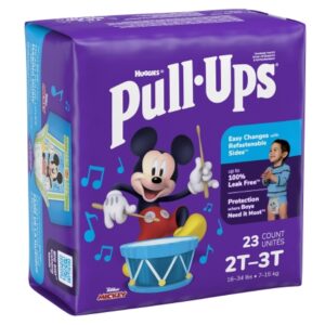 Male Toddler Training Pants Pull-Ups Size 2T to 3T Disposable Moderate Absorbency