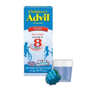 Children’s Pain Relief Advil 100 mg / 5 mL Strength Ibuprofen Oral Suspension 4 oz.