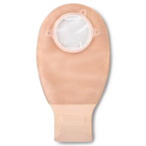 Ostomy Pouch Natura Two-Piece System 12 Inch Length Drainable