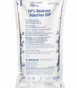 Dextrose / Water, Preservative Free 10% IV Solution 250 mL