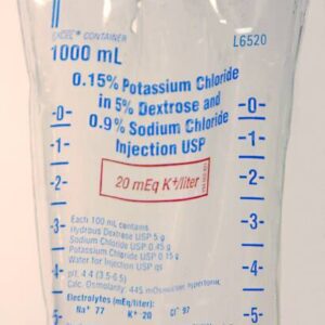 Potassium Chloride / Dextrose 5% / Sodium Chloride 0.9% 20 mEq / 1,000 mL IV Solution 1,000 mL