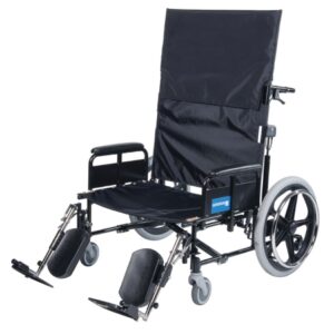 Bariatric Reclining Wheelchair Regency 525 High Back Desk Length Arm Elevating Legrest 24 Inch Seat Width Adult 850 lbs. Weight Capacity