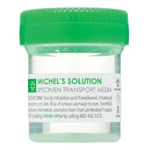 Prefilled Michel Transport Medium Container 7 mL Screw Cap Biohazard Symbol / Patient Information NonSterile