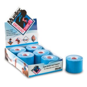 Kinesiology Tape Mueller Blue 2 Inch X 5 Yard Cotton NonSterile