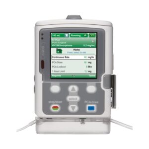 Used Ambulatory Infusion Pump CADD-Solis VIP 4 Alkaline AA Batteries; AC Adapter; Rechargeable Battery Pack 0.1 to 1000 mL Volume 0 to 10 in 0.01 mL Increments 320 X 320 Pixel Color LCD