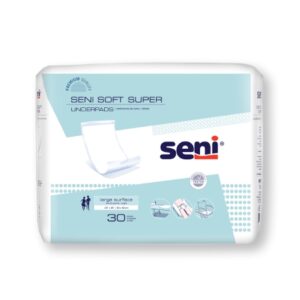 Disposable Underpad Seni Soft Super 23 X 35 Inch Cellulose Pulp Moderate Absorbency
